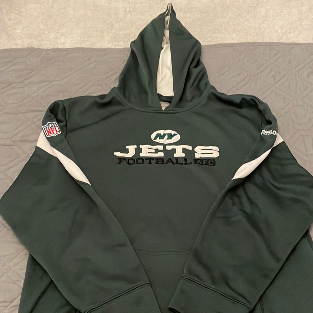 Reebok Green Jets Hoodie